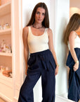 Paolo Navy Pants