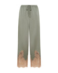 Mirel Lace Trim Drawstring Pant