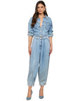 Elias High Rise Convertible Wide Leg Jean