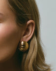 Heaven Mayhem Bell Gold Clip-On Earrings