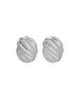 Heaven Mayhem Hive Silver Clip-On Earrings