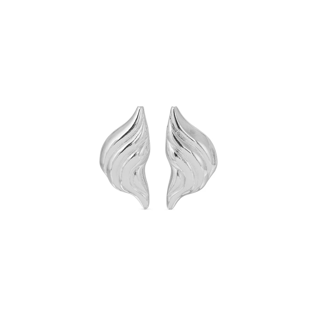 Heaven Mayhem Croissant Silver Earrings – SAVVY & Sole