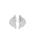 Heaven Mayhem Croissant Silver Earrings