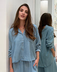 Hannah Chambray Top