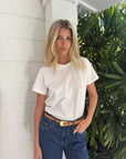 White Cotton Tee
