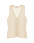Santi Knit Cardigan Chalk