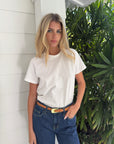 White Cotton Tee