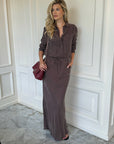 Ellery Maxi Skirt Chocolate