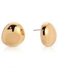 Polished Pebble Stud Earrings