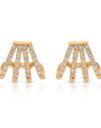 Glisten Wing Pavé Earrings