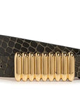 Heaven Mayhem Pebble Belt Brown