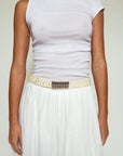 Heaven Mayhem Pebble Belt Cream