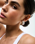 Martha Calvo CZ Double Hoop