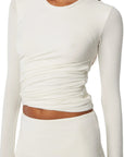 Tera Long Sleeve Tee White