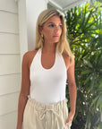 Charlie Halter Top White