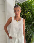 Thilda Linen Top