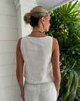 Thilda Linen Top