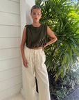 Vento Top Olive