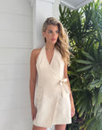 Irena Wrap Mini Dress