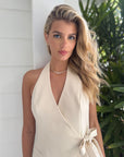 Irena Wrap Mini Dress