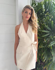 Irena Wrap Mini Dress