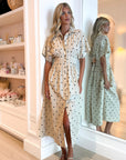 Linen Dot Dress