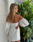 Calcite Off Shoulder Mini Dress