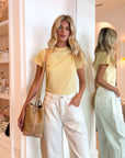 Maia Yellow Tee