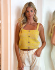 Sunny Knit Crop
