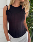 Tranquil Knit Dress Black