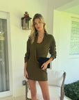 Solenne Long Sleeve Mini Dress
