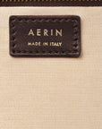 AERIN Suede Pouch Chocolate