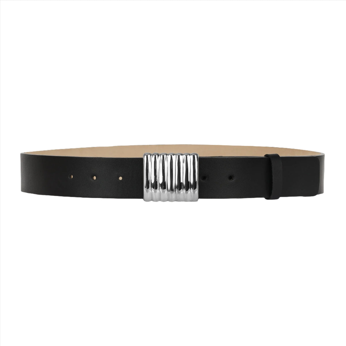 Heaven Mayhem Tan Belt with Silver Accents Heaven Mayhem Medium Bean Leather Belt | Saks Fifth Avenue main image 4