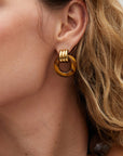 Luma Knot Earrings Gold