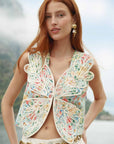 Rendeira 3D Linen Vest