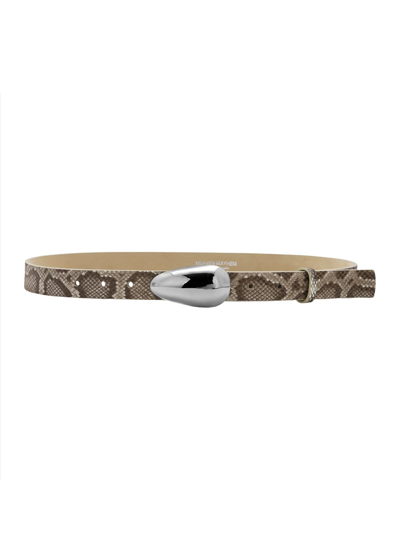 Heaven Mayhem Python Bean Belt – SAVVY & Sole