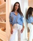 Scottie Wide Leg Jean White