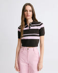 Striped Mohair Polo