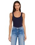 Nica Scoopneck Bodysuit Midnight