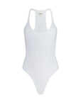 Wrenna Racerback Bodysuit White