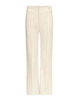 Denim Ecru Straight Pants