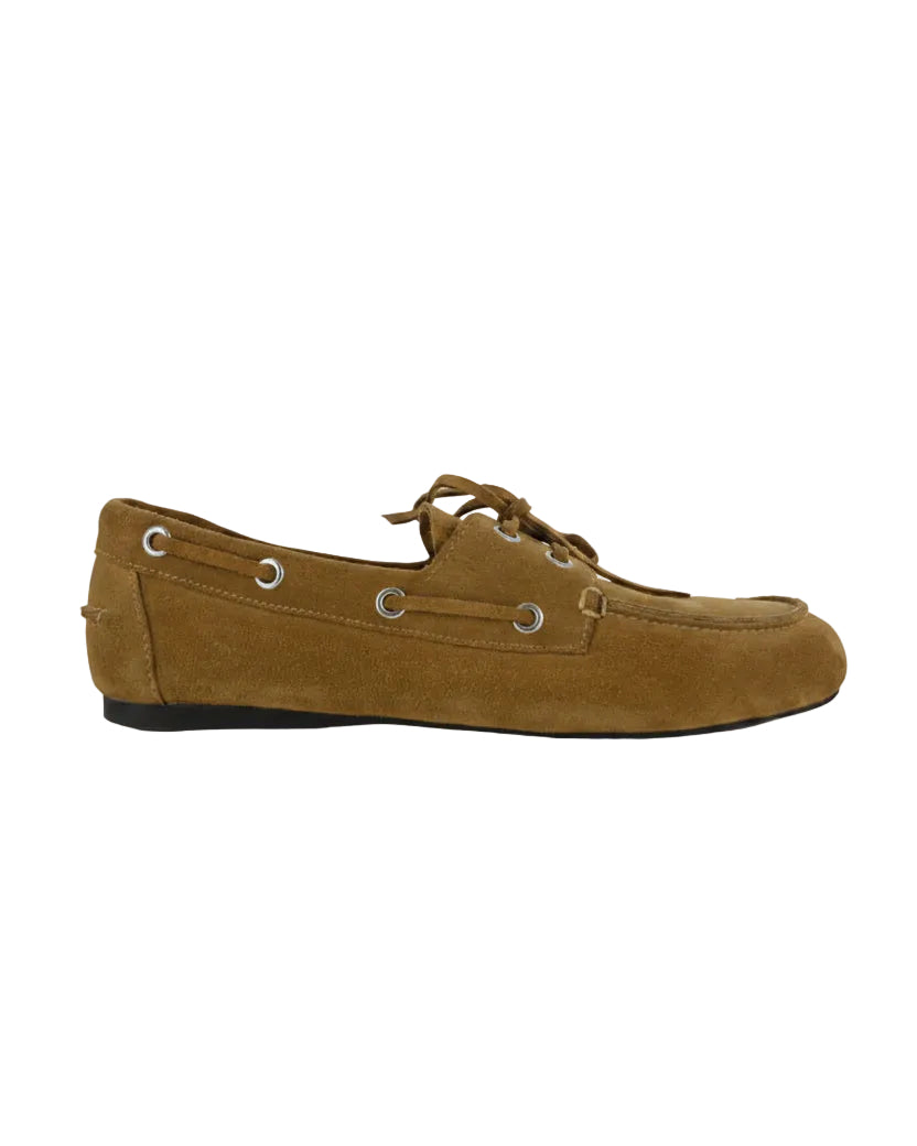 Bateau Toffee Calf Suede