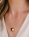 Polished Pebble Pendant Necklace