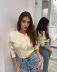 Ivory Knit Cardigan