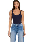 Nica Scoopneck Bodysuit Midnight