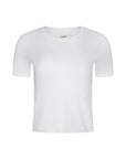 Stormy Cropped Tee White
