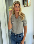 Pearl Short Sleeve Knit