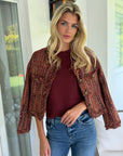 Cindy Plaid Tweed Jacket