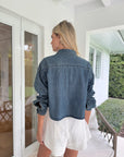 Mia Denim Top