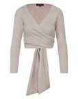 Zoe Wrap Top Cream